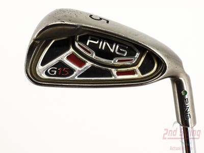 Ping G15 Single Iron 5 Iron Ping AWT Steel Regular Right Handed Green Dot 38.0in