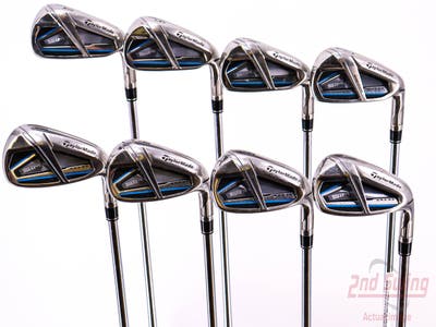 TaylorMade SIM MAX OS Iron Set 4-PW AW FST KBS MAX 85 Steel Regular Right Handed 39.0in