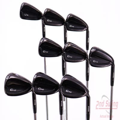 Ping G710 Iron Set 4-PW AW SW AWT 2.0 Steel Regular Right Handed Black Dot 39.0in
