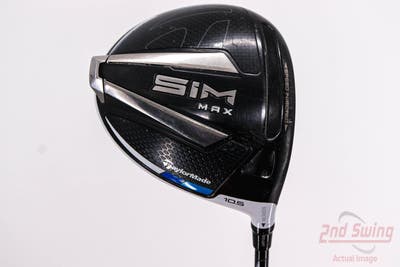 TaylorMade SIM MAX Driver 10.5° PX HZRDUS Smoke Red RDX 60 Graphite Regular Right Handed 46.0in