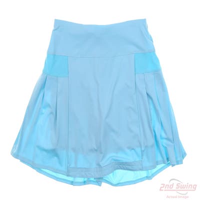 New Womens Lucky In Love Golf Skort Large L Blue MSRP $98