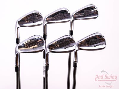 TaylorMade P-790 Iron Set 6-PW AW UST Mamiya Recoil 780 ES Graphite Stiff Left Handed 37.75in