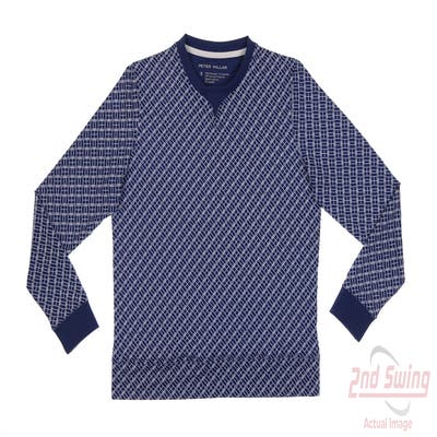 New Womens Peter Millar Long Sleeve Small S Blue MSRP $125