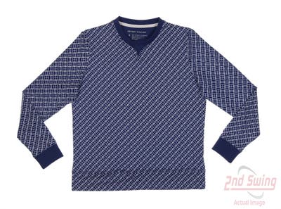 New Womens Peter Millar Long Sleeve Small S Blue MSRP $125
