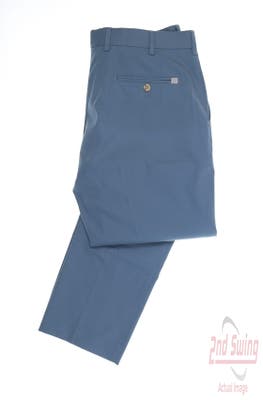 New Mens Peter Millar Golf Pants 38 x32 Blue MSRP $185