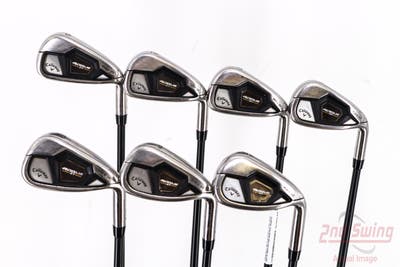 Callaway Rogue ST Max OS Lite Iron Set 5-PW AW Project X Cypher 50 Graphite Senior Right Handed 38.0in
