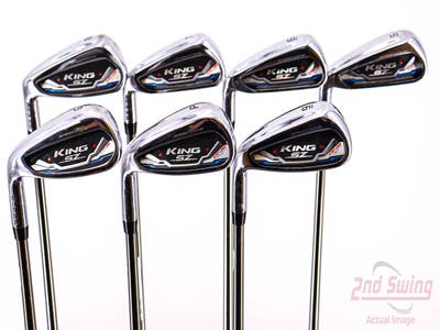 Cobra King Forged One Length Iron Set 5-PW AW UST Mamiya Recoil ESX 460 F4 Graphite Stiff Left Handed 37.25in