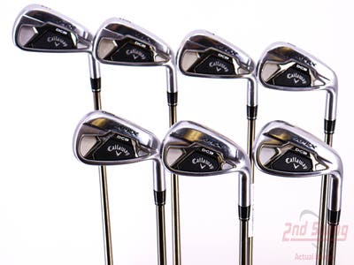Callaway Apex DCB 21 Iron Set 5-PW AW UST Mamiya Recoil ZT9 F3 Graphite Regular Right Handed 38.0in