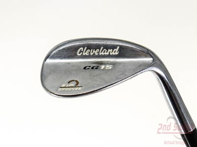 Cleveland CG15 Satin Chrome Wedge Gap GW 52° 10 Deg Bounce Cleveland Traction Wedge Steel Wedge Flex Right Handed 35.5in