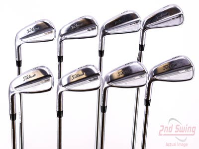 Titleist 2023 T100 Iron Set 4-PW AW Project X LZ 6.5 Steel X-Stiff Left Handed 38.0in
