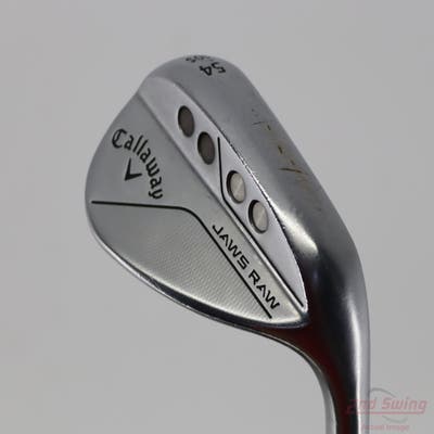 Callaway Jaws Raw Chrome Wedge Sand SW 54° 10 Deg Bounce S Grind Stock Steel Shaft Steel Wedge Flex Right Handed 35.0in