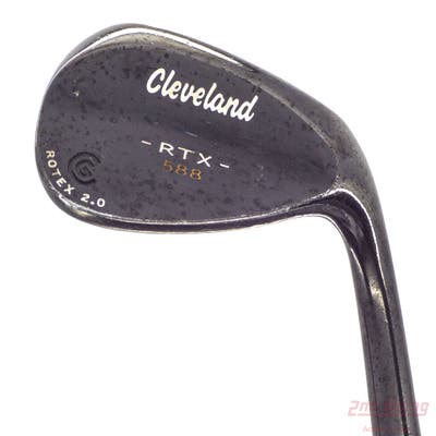 Cleveland 588 RTX 2.0 Black Satin Wedge Sand SW 56° 8 Deg Bounce True Temper Dynamic Gold Steel Wedge Flex Right Handed 35.5in