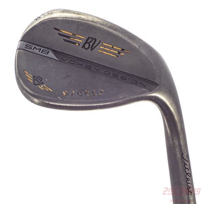 Titleist Vokey SM8 Jet Black Wedge Lob LW 58° 12 Deg Bounce D Grind True Temper Dynamic Gold S400 Steel Stiff Right Handed 35.25in