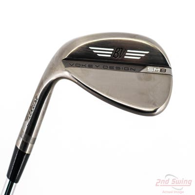 Mint Titleist Vokey SM8 Brushed Steel Wedge Sand SW 56° 10 Deg Bounce S Grind Titleist Vokey BV Steel Wedge Flex Left Handed 35.5in