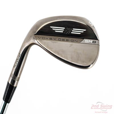 Mint Titleist Vokey SM8 Brushed Steel Wedge Sand SW 54° 12 Deg Bounce D Grind Titleist Vokey BV Steel Wedge Flex Left Handed 35.5in