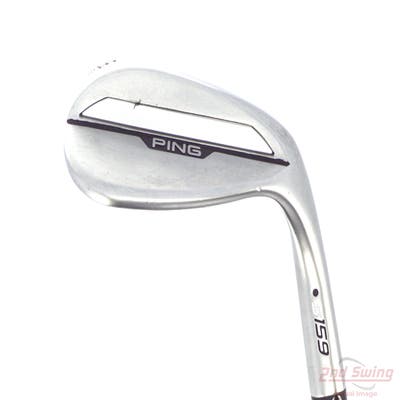 Ping s159 Chrome Wedge Lob LW 58° 8 Deg Bounce B Grind Ping Z-Z115 Steel Wedge Flex Right Handed Black Dot 35.5in