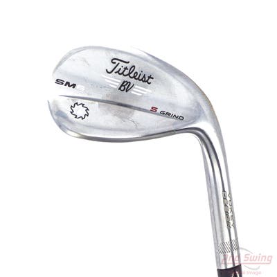 Titleist Vokey SM6 Tour Chrome Wedge Lob LW 58° 10 Deg Bounce S Grind SM6 BV Steel Wedge Flex Right Handed 35.25in