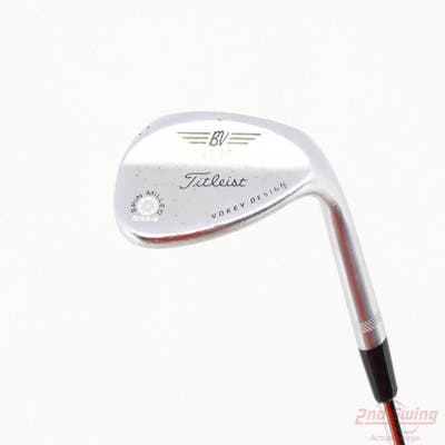 Titleist Vokey Spin Milled SM4 Chrome Wedge Lob LW 60° 4 Deg Bounce True Temper Dynamic Gold S400 Steel Stiff Right Handed 35.0in