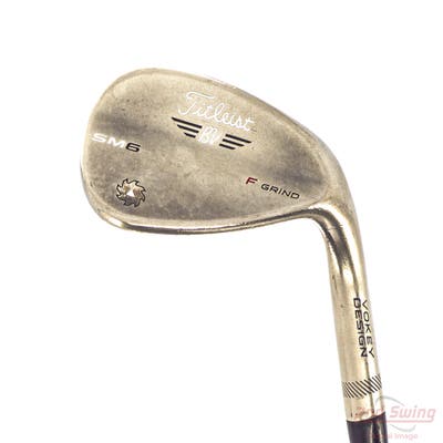 Titleist Vokey SM6 Tour Chrome Wedge Sand SW 56° 14 Deg Bounce F Grind SM6 BV Steel Wedge Flex Right Handed 35.0in