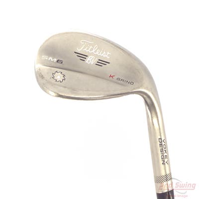 Titleist Vokey SM6 Tour Chrome Wedge Lob LW 60° 12 Deg Bounce K Grind SM6 BV Steel Wedge Flex Right Handed 35.0in