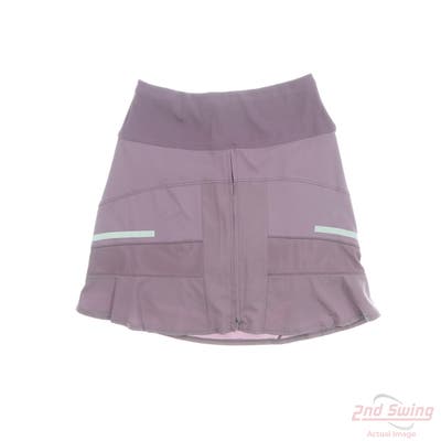 New W/ Logo Womens Lucky In Love Skort Large L Beetroot Purple MSRP $122