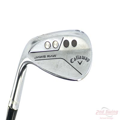 Callaway Jaws Raw Chrome Wedge Sand SW 56° 10 Deg Bounce S Grind Dynamic Gold Spinner TI Steel Wedge Flex Left Handed 35.5in