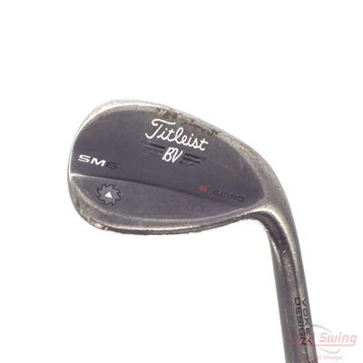 Titleist Vokey SM6 Jet Black Wedge Lob LW 58° 12 Deg Bounce K Grind SM6 BV Steel Wedge Flex Right Handed 35.0in