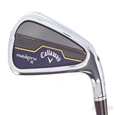 Mint Callaway Paradym X Single Iron 7 Iron PX HZRDUS Silver Gen4 65 Graphite Regular Right Handed 37.5in