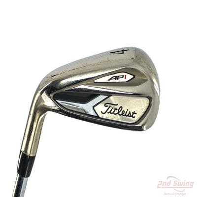 Titleist 718 AP1 Single Iron 4 Iron True Temper AMT Red R300 Steel Regular Left Handed 38.5in