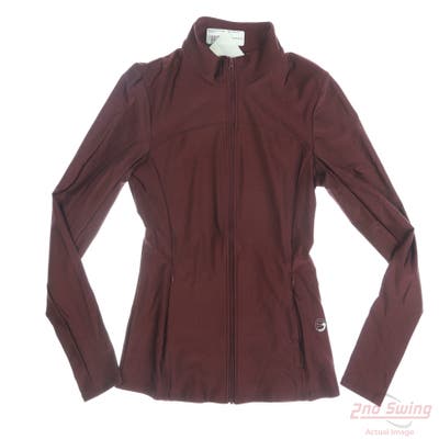 New Womens Foray Golf Jacket Small S Maroon MSRP $100