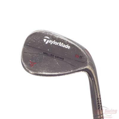 TaylorMade Milled Grind Black Wedge Sand SW 54° 11 Deg Bounce Stock Steel Shaft Steel Wedge Flex Right Handed 36.0in