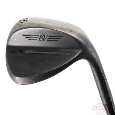 Titleist Vokey SM9 Jet Black Wedge Lob LW 58° 14 Deg Bounce K Grind Nippon NS Pro Modus 3 Tour 105 Steel Stiff Right Handed 35.75in