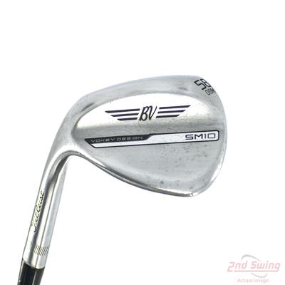 Titleist Vokey SM10 Tour Chrome Wedge Lob LW 58° 8 Deg Bounce M Grind Project X Rifle 6.5 Steel X-Stiff Left Handed 35.0in