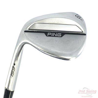 Ping s159 Chrome Wedge Lob LW 60° 6 Deg Bounce T Grind KBS Tour 130 Steel X-Stiff Left Handed Black Dot 35.25in