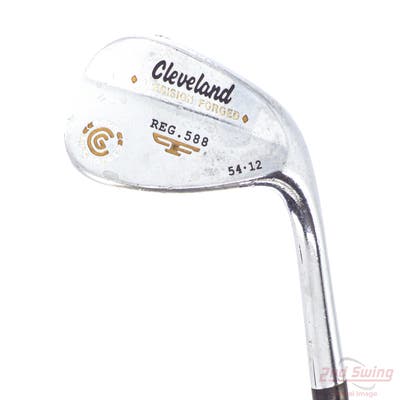 Cleveland 2012 588 Chrome Wedge Sand SW 54° 12 Deg Bounce True Temper Tour Concept Steel Wedge Flex Right Handed 34.5in