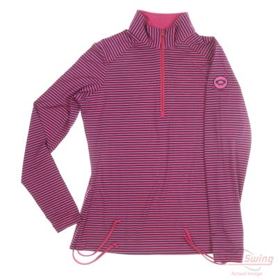 New W/ Logo Womens Straight Down Long Sleeve X-Small XS Pink MSRP $92