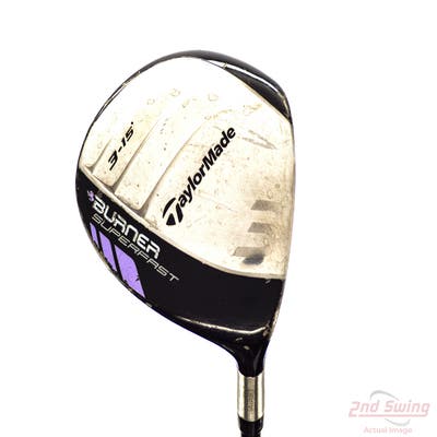 TaylorMade Burner Superfast Fairway Wood 3 Wood 3W 15° TM Matrix Ozik Xcon 4.8 Graphite Ladies Right Handed 42.5in