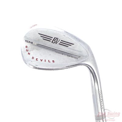 Titleist Vokey SM9 Tour Chrome Wedge Lob LW 58° 8 Deg Bounce M Grind Stock Steel Shaft Steel Wedge Flex Right Handed 35.25in