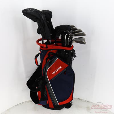 Complete Set of Men's TaylorMade Cleveland Ping Golf Clubs + NEW Datrek Stand Bag w/Headcovers