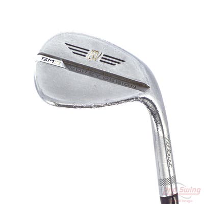 Titleist Vokey SM8 Tour Chrome Wedge Sand SW 56° 14 Deg Bounce F Grind True Temper Dynamic Gold Steel Wedge Flex Right Handed 35.5in