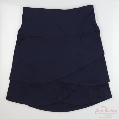 New Womens Lucky In Love Skort X-Large XL Navy Blue MSRP $80