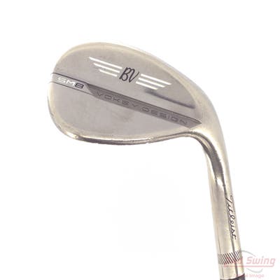 Titleist Vokey SM8 Brushed Steel Wedge Lob LW 58° 14 Deg Bounce K Grind Titleist Vokey BV Steel Wedge Flex Right Handed 35.0in