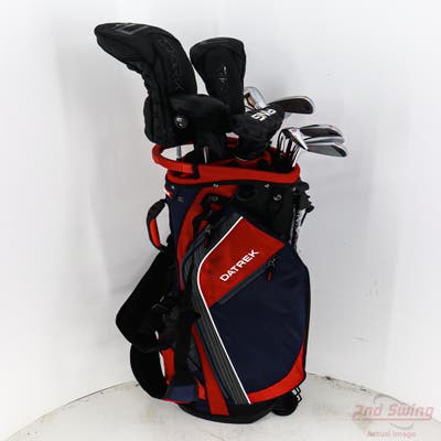 Complete Set of Men's Cobra Nike Titleist Titleist Golf Clubs + NEW Datrek Stand Bag w/Headcovers
