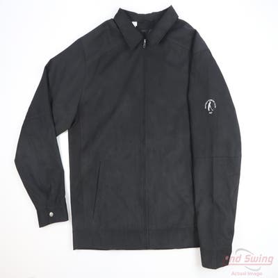 New W/ Logo Mens Cutter & Buck Jacket XX-Large XXL Black MSRP $60