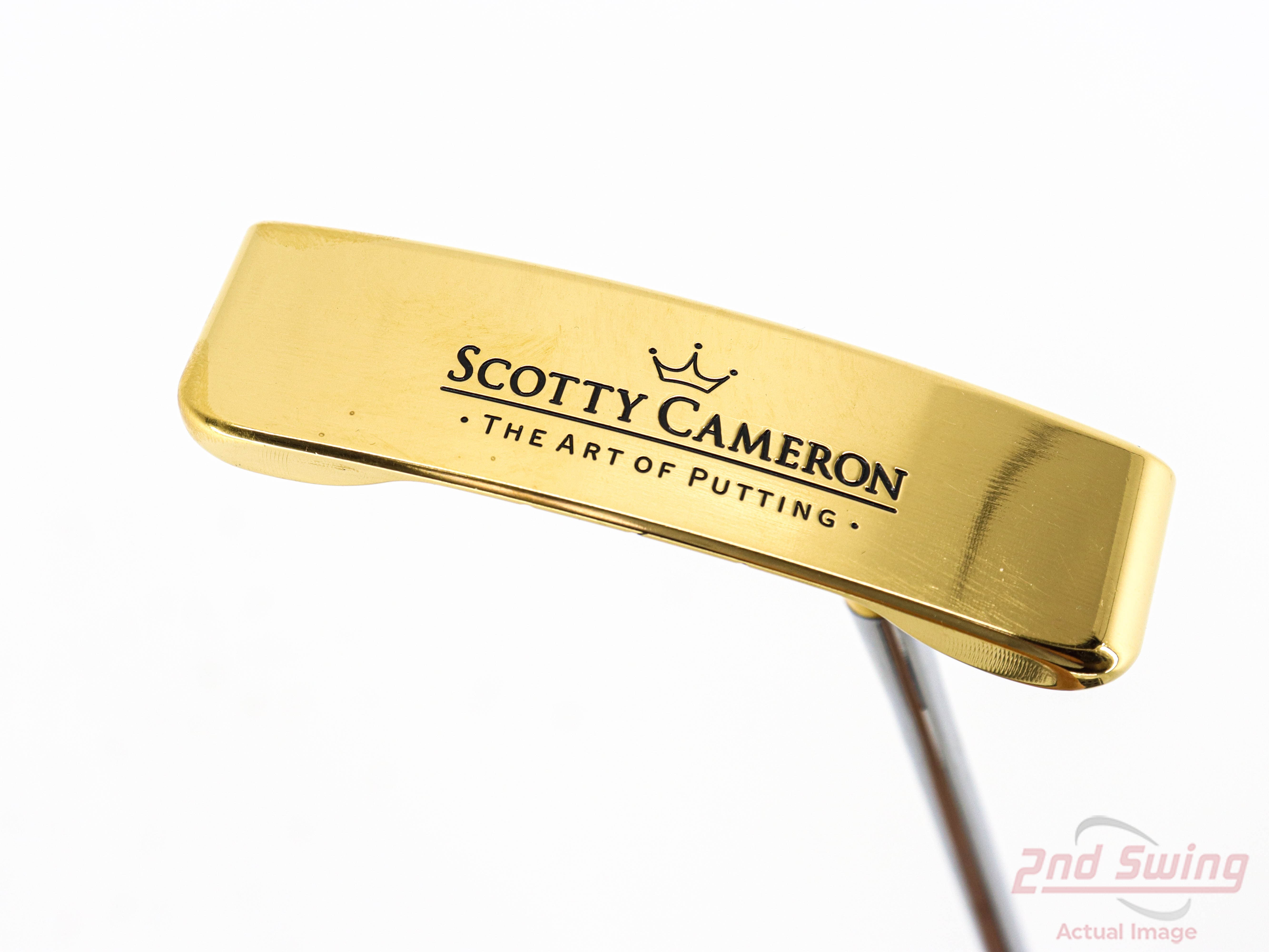 Titleist Scotty Cameron Gold Plated Victory Putter (D-32543885602