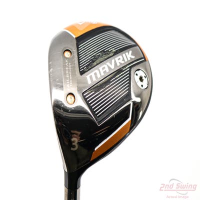 Callaway Mavrik Fairway Wood 3 Wood 3W 15° UST Mamiya Helium Black 5 Graphite Regular Left Handed 43.25in