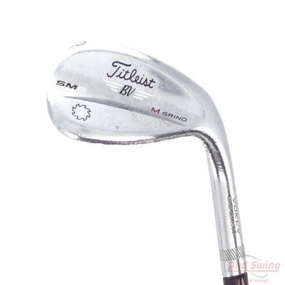Titleist Vokey SM6 Tour Chrome Wedge Lob LW 60° 8 Deg Bounce M Grind SM6 BV Steel Wedge Flex Right Handed 35.25in