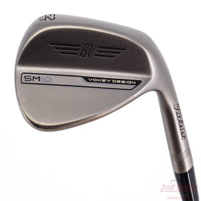 Mint Titleist Vokey SM10 Nickel Wedge Gap GW 52° 8 Deg Bounce F Grind True Temper Dynamic Gold S200 Steel Wedge Flex Right Handed 35.75in