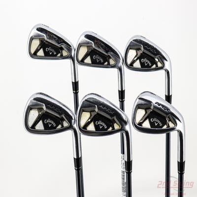 Callaway Apex 21 Iron Set 6-PW AW UST Mamiya Recoil 65 Dart Graphite Regular Right Handed STD