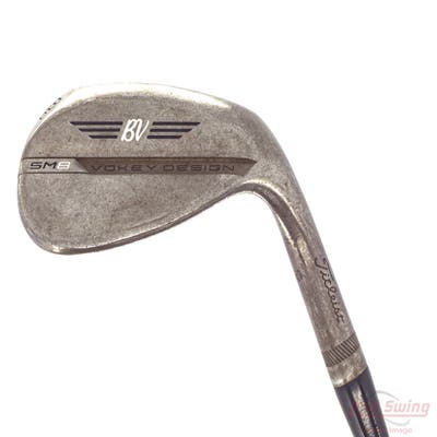 Titleist Vokey SM8 Raw Wedge Lob LW 58° 12 Deg Bounce D Grind Stock Steel Shaft Steel Wedge Flex Right Handed 35.0in